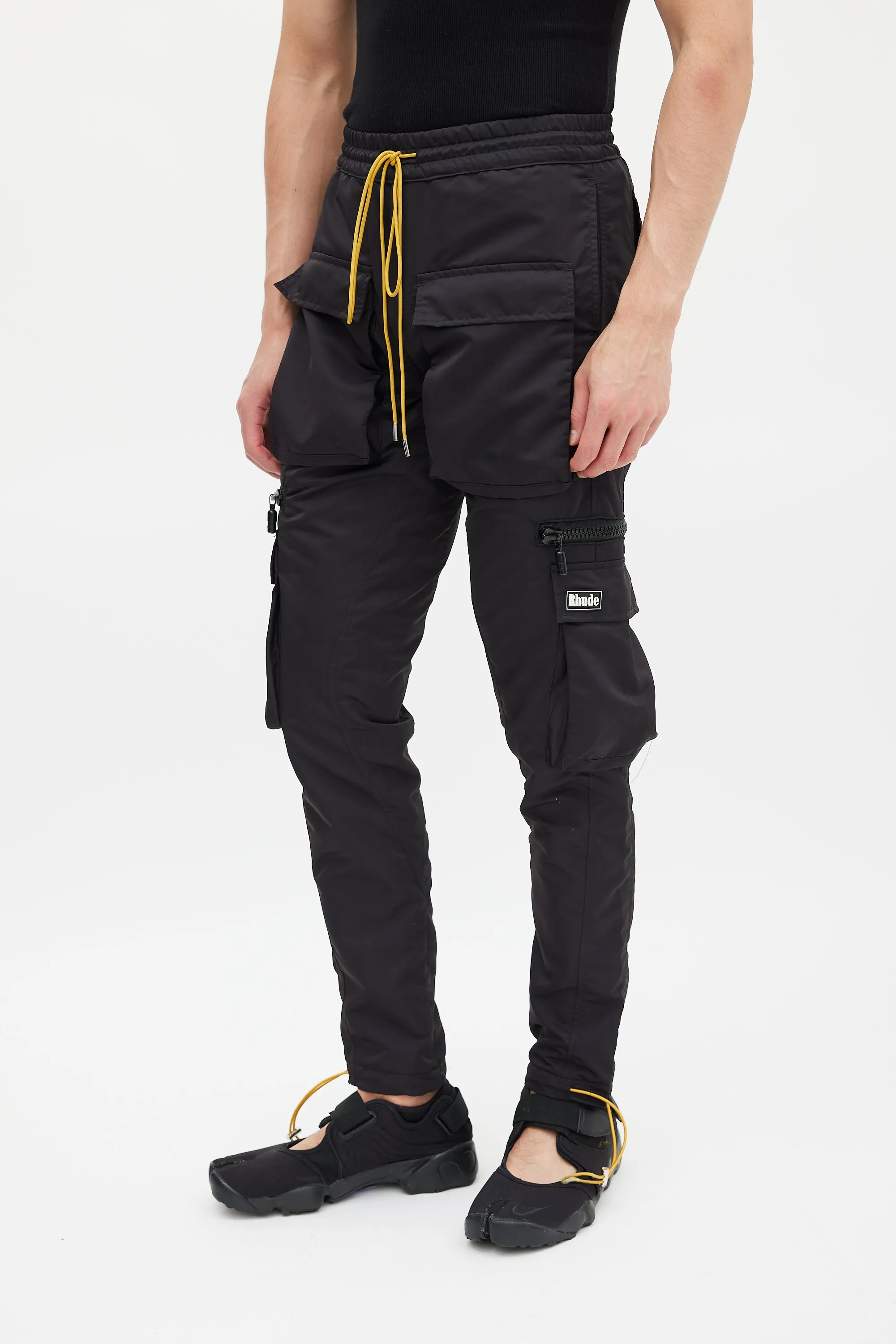 Black Drawcord Jogger