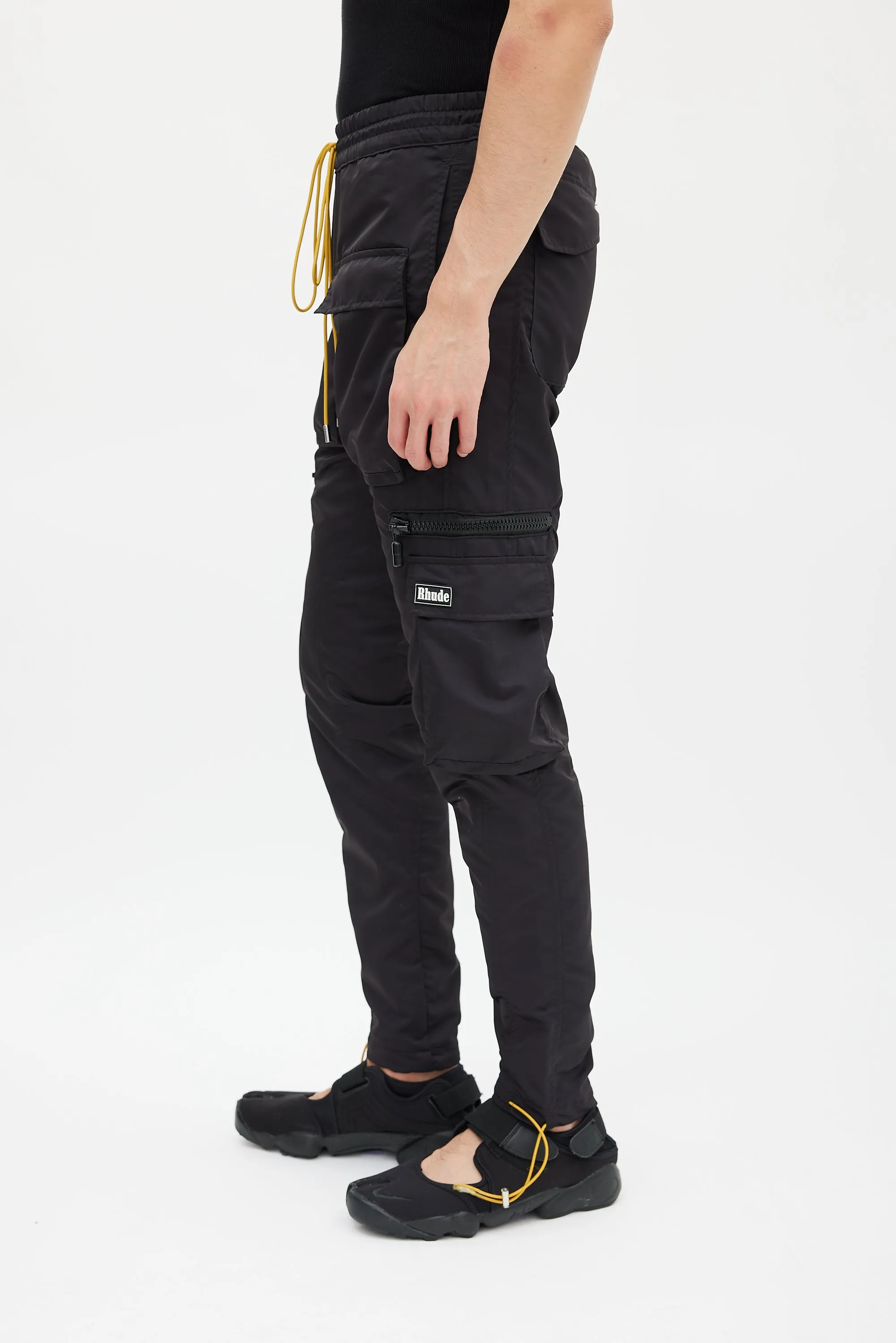 Black Drawcord Jogger