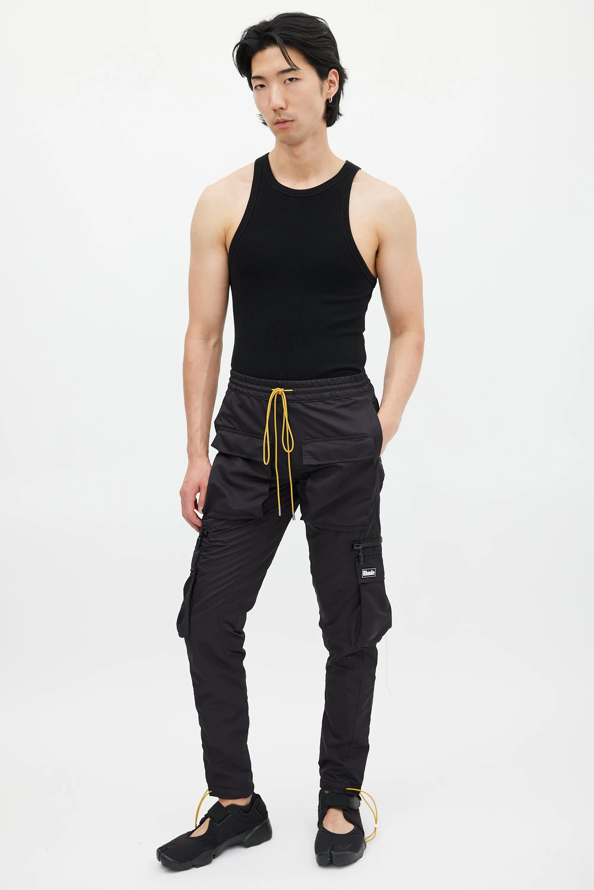 Black Drawcord Jogger