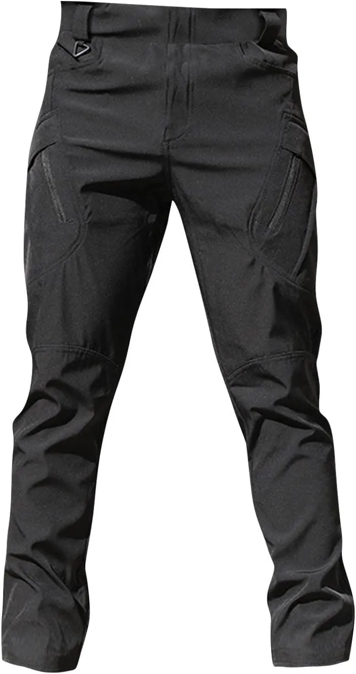 Cargo Pants for Men Baggy Lightweight Outdoor Work Pants with Pockets Ripstop Flex Camo Tactical Waterproof Pants