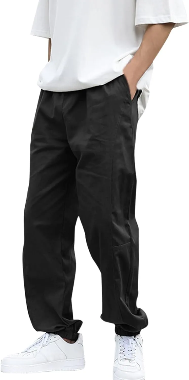 Cargo Sweatpants for Men Mens Lounge Pants Sports Trousers for Men Mens Cargo Pants Elastic Waist Sweatpants for Men