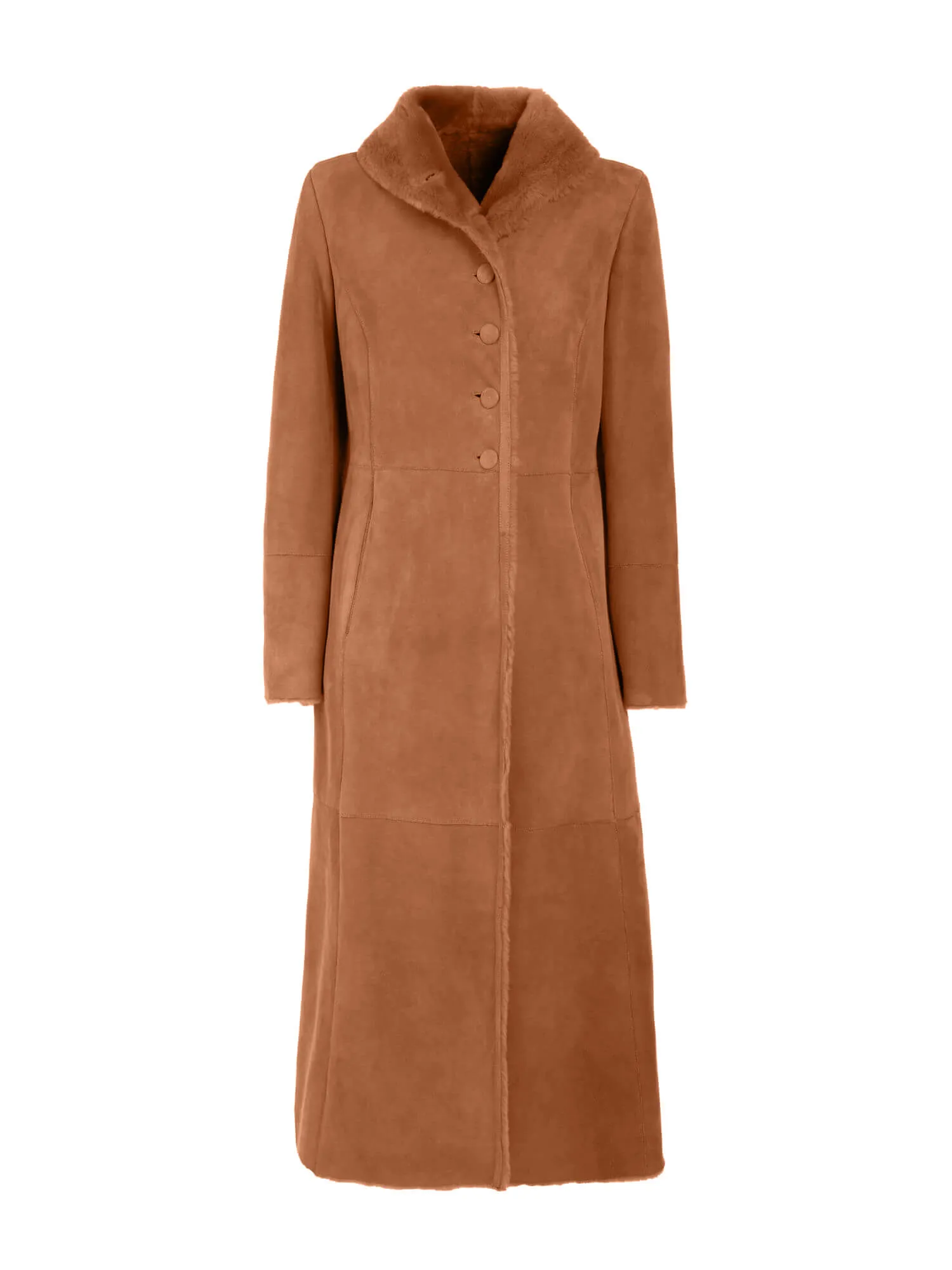 Elisabeth Long Italian Merino Shearling Sheepskin Coat