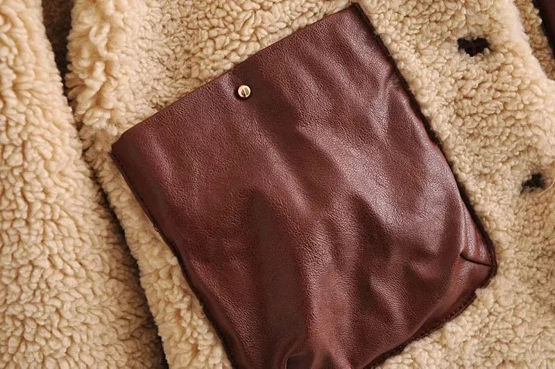 FAUX SHEARLING JACKET
