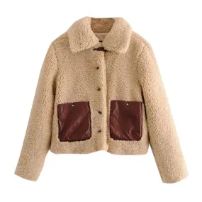 FAUX SHEARLING JACKET