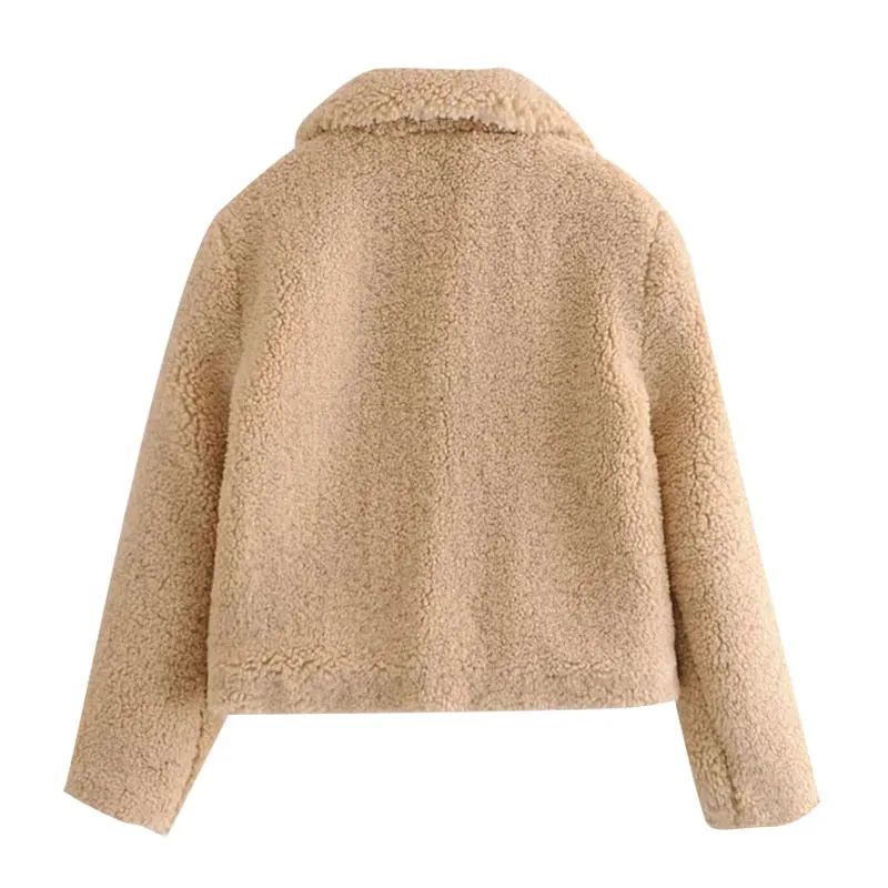 FAUX SHEARLING JACKET