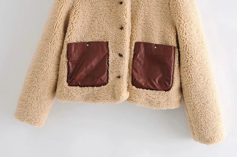 FAUX SHEARLING JACKET