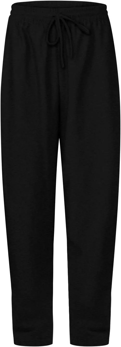 Fleece Sweatpants Women Straight Leg Fleece Linen Pants with Pockets 2025 Trendy Baggy High Waisted Jogger Pants