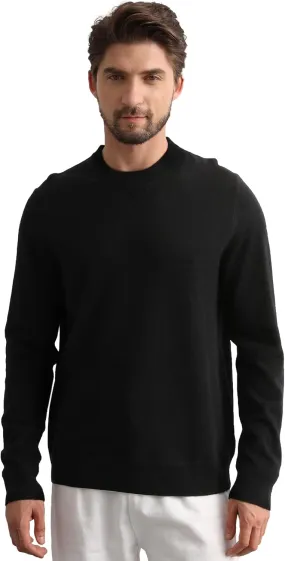 GreenMount Cashmere Sweaters for Men Essential Base Crewneck Long Sleeve Pullover Sweater