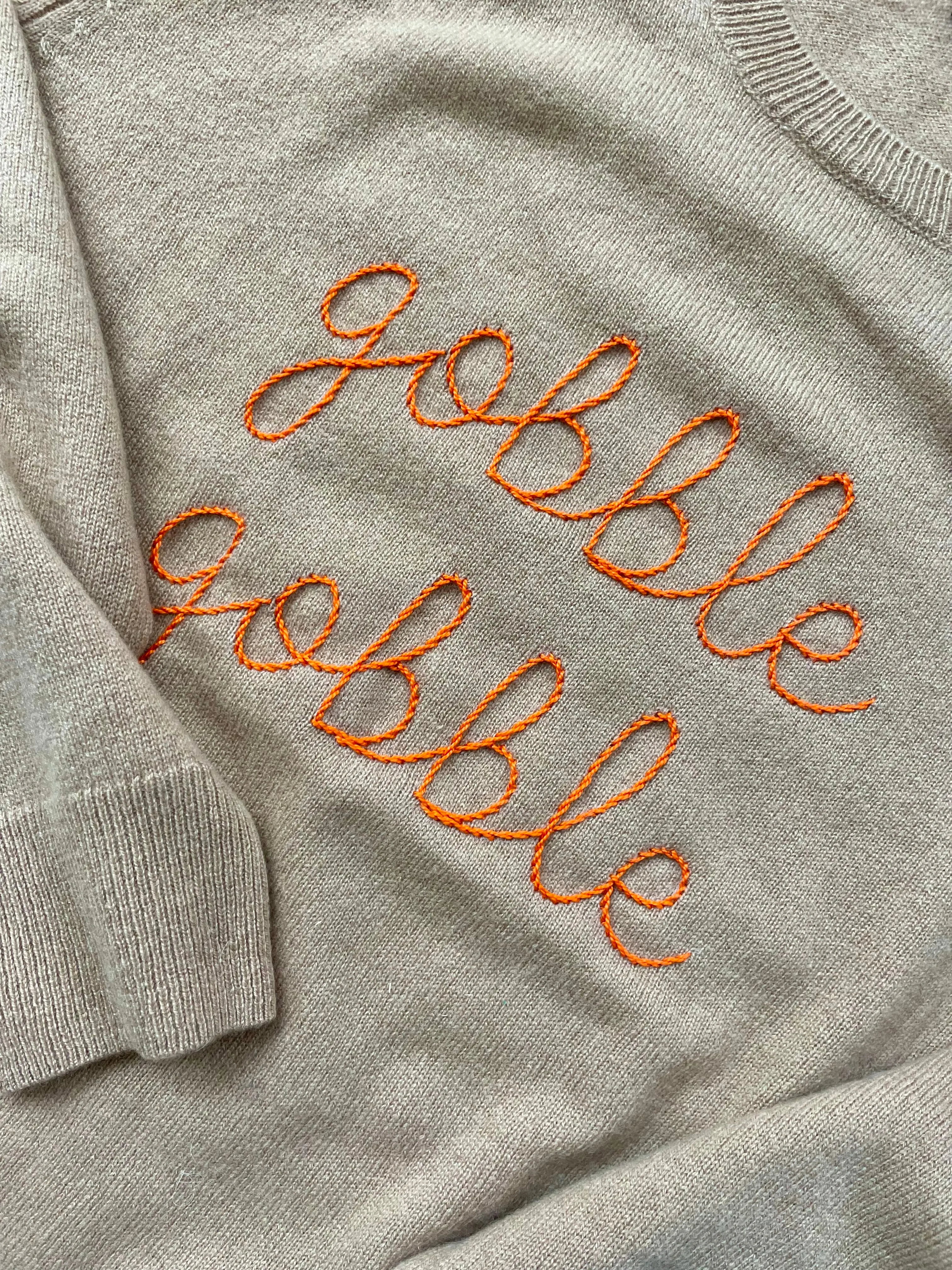 Hand-embroidered Cashmere Sweater
