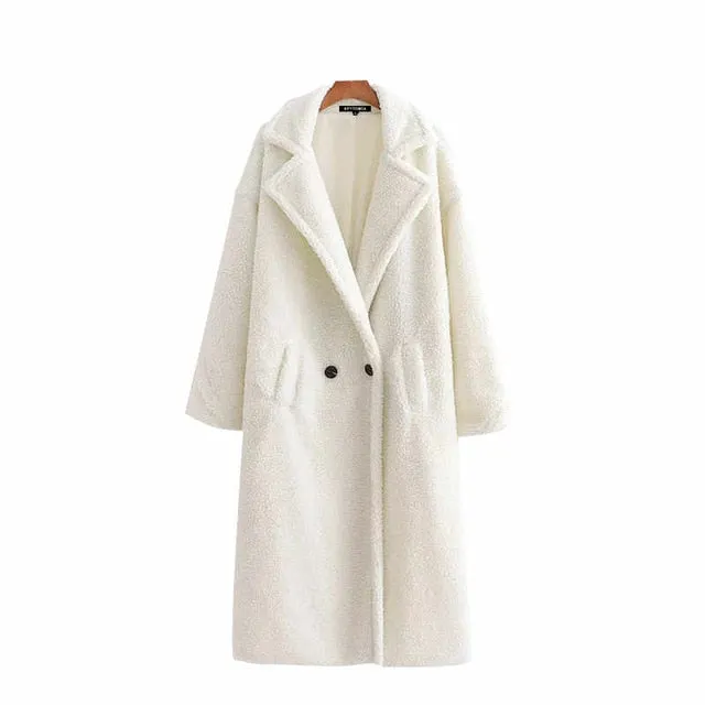 LIMITED EDITION FAUX SHEARLING COAT