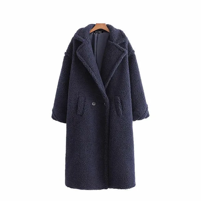 LIMITED EDITION FAUX SHEARLING COAT