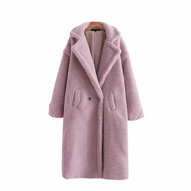 LIMITED EDITION FAUX SHEARLING COAT