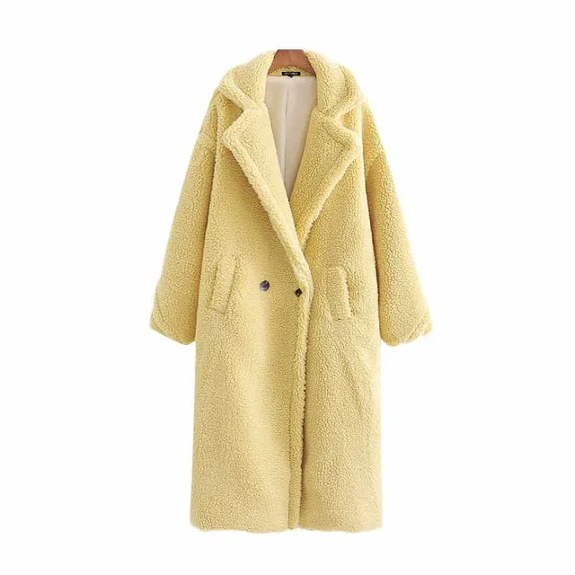 LIMITED EDITION FAUX SHEARLING COAT