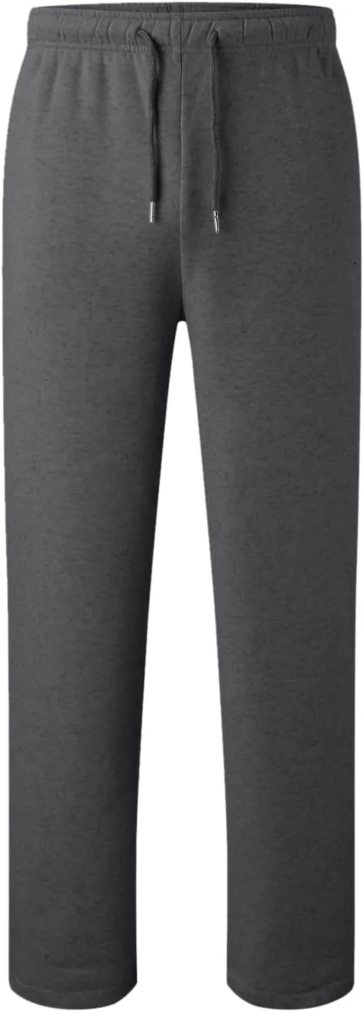 Mens Sweatpants with Pockets Mens Workout Jogger Drawsting Elastic aist Sweatpants Lightweight Solid Color Running Pants