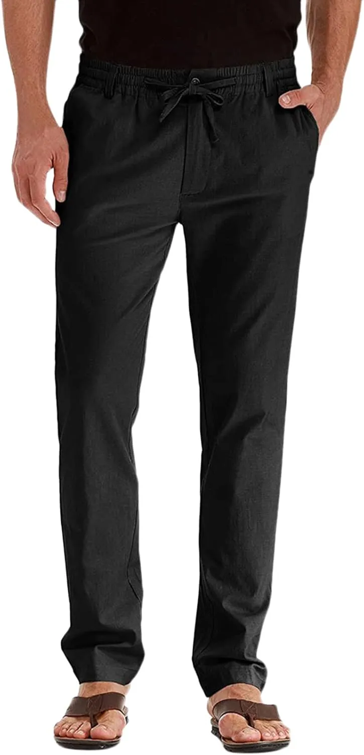 Mens Workout Cargo Sweatpants Comfy Lounge Pants for Men's Sweatpant Cargo Pants for Men Slim Fit Big and Tall Mens