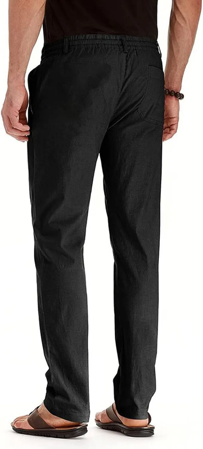 Mens Workout Cargo Sweatpants Comfy Lounge Pants for Men's Sweatpant Cargo Pants for Men Slim Fit Big and Tall Mens