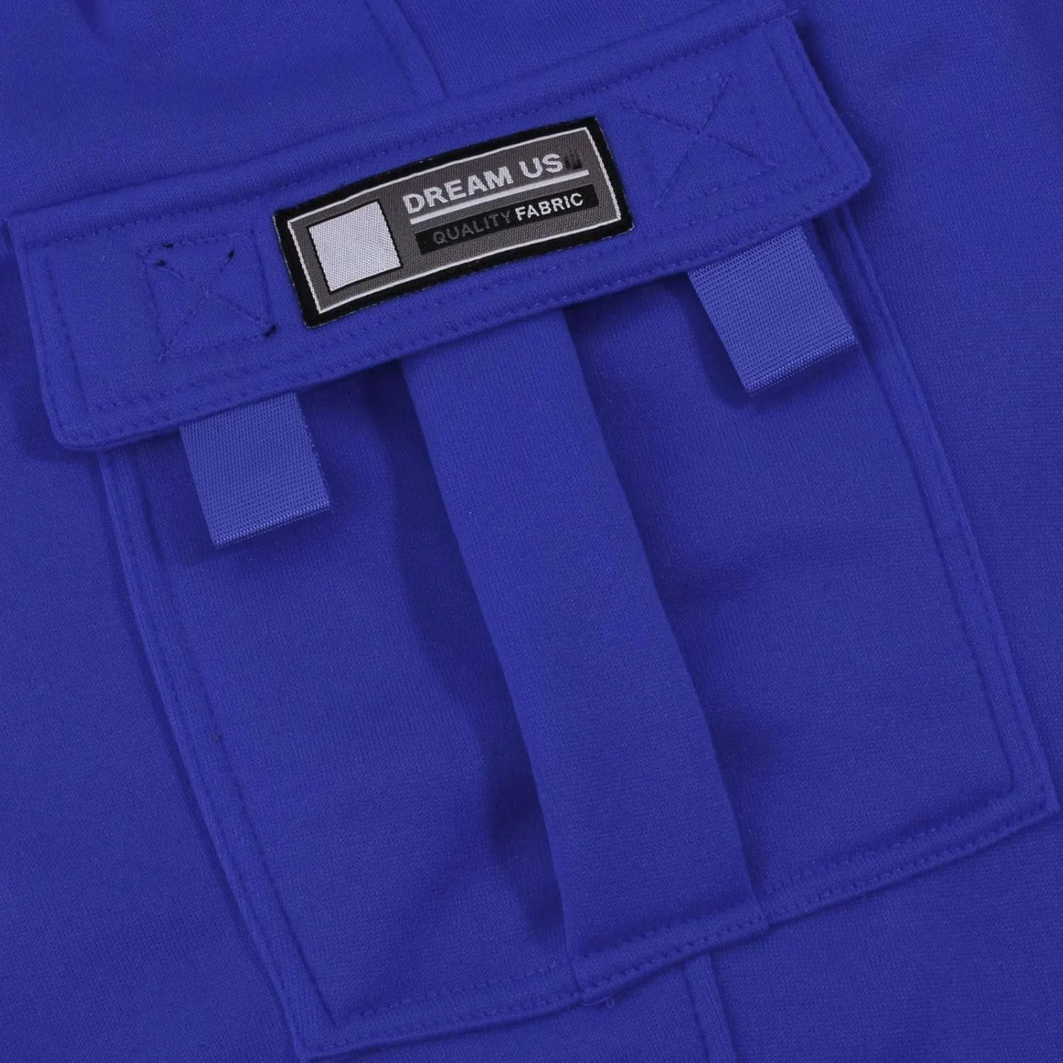 Plus Size Cargo Sweatpants for Men Casual Drawstring Waist Open Bottom Sweatpants Baggy Sweat Pants with Pockets