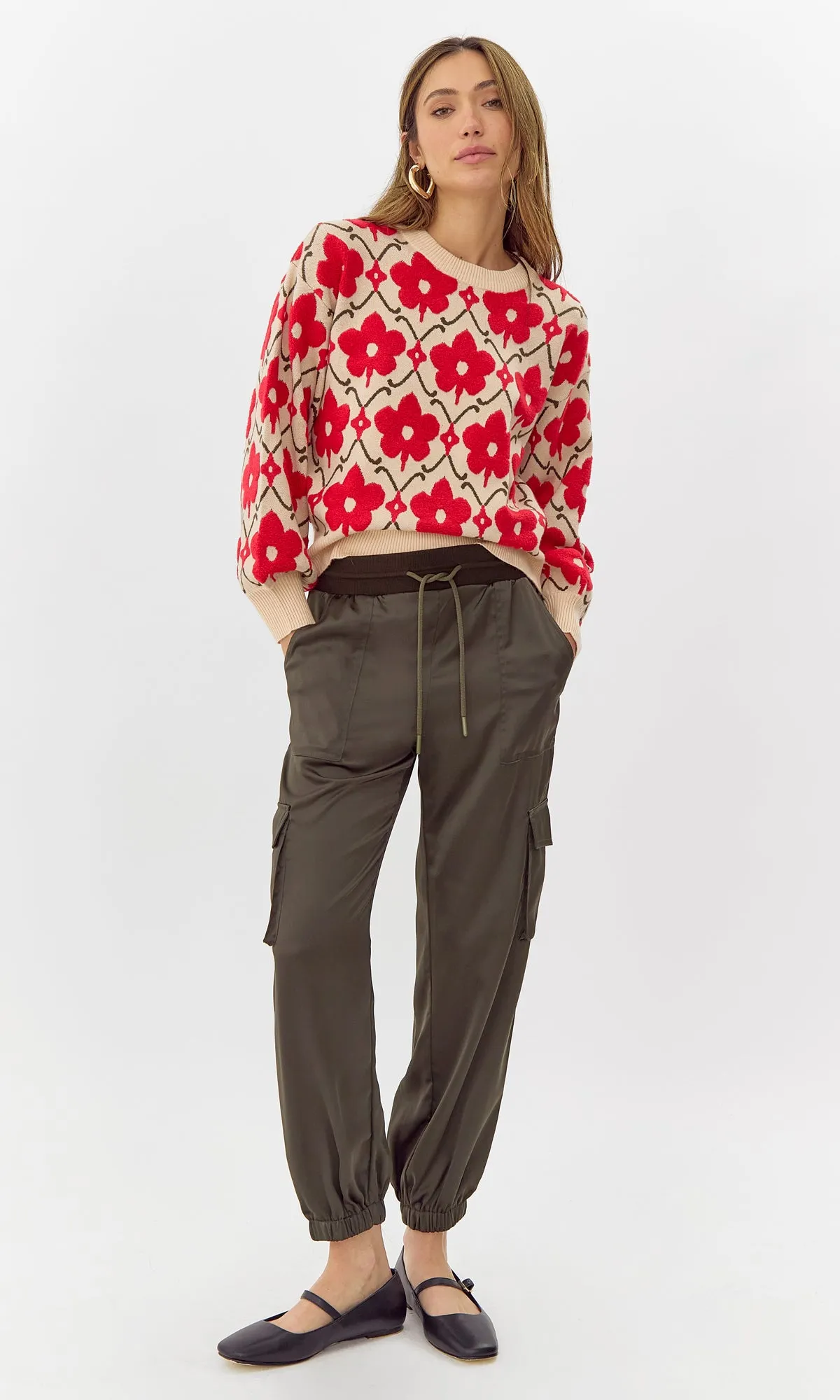 Willa Drawstring Cargo Joggers